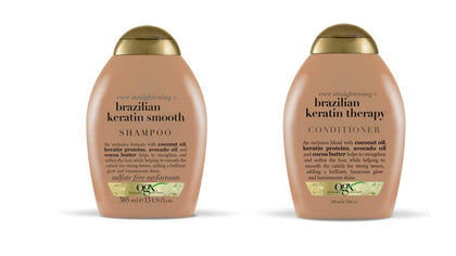 Duo de shampooing et après-shampooing OGX Thérapie Brésilienne 385ml