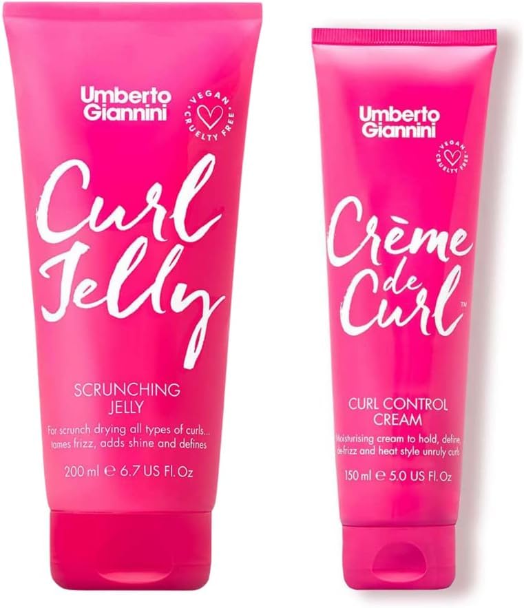 Duo Défrisant Umberto Giannini Crème de Curl et Curl Jelly 599g