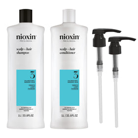 Duo NIOXIN Shampoo et Après-Shampooing 1L vue de face