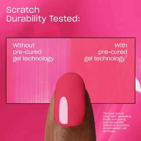Duo pack OPI Infinite Shine sur une table avec accessoires de manucure