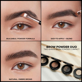 Duo Poudre Sourcils Anastasia Beverly Hills en gros plan sur texture
