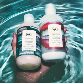 Duo R+Co Shampoo et Après-Shampooing Parfait Hair 2x8,5oz, étiquettes