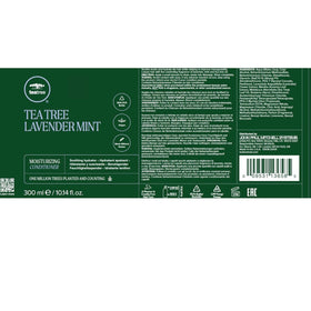 Duo set Tea Tree Shampoo et Après-Shampooing Lavande Menthe 699g sur fond neutre