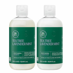 Duo set Tea Tree Shampoo et Après-Shampooing Lavande Menthe 699g vue de face