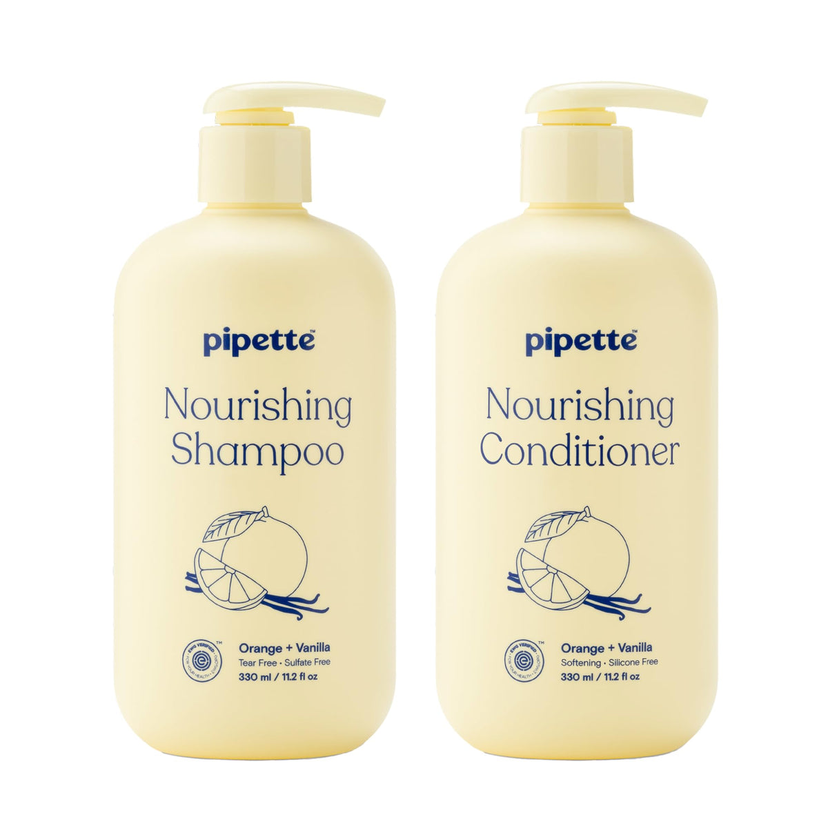 Duo Shampoing et Après-Shampoing Pipette 780g, vue avant