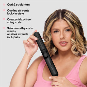 Duo Standard 360° Airflow Styler L'ANGE HAIR dans un environnement de salle de bain