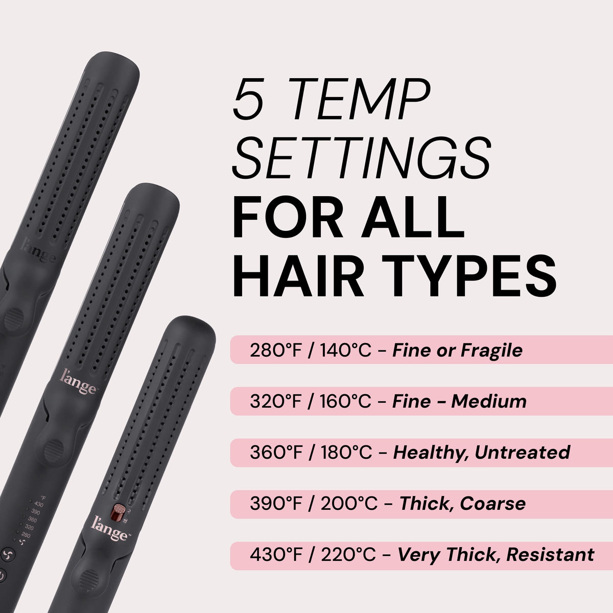 Duo Standard 360° Airflow Styler L'ANGE HAIR vue latérale