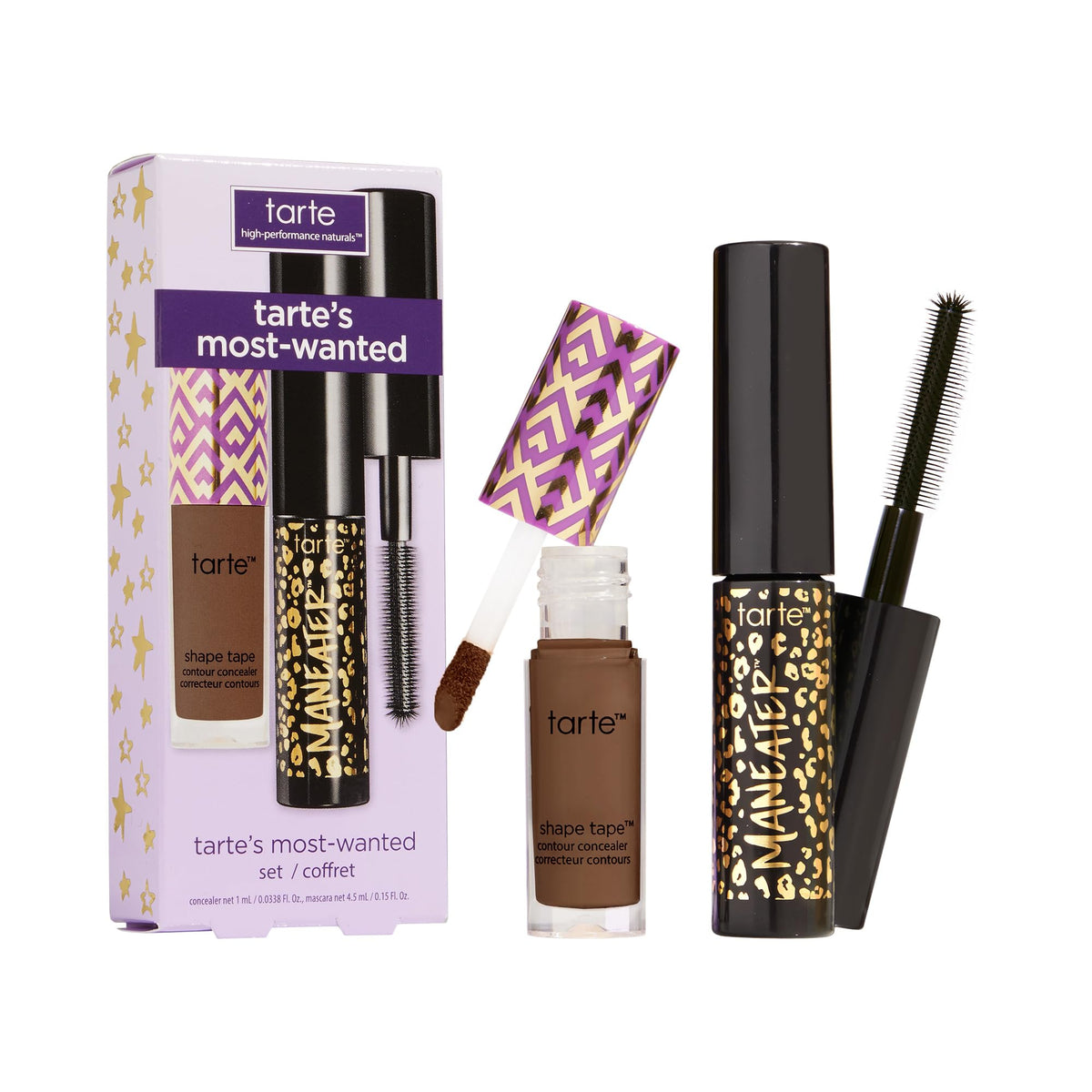 Duo Tarte avec concealer Shape Tape et baume à lèvres Maracuja