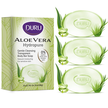Duru Savon Transparent Aloe Vera 3 pièces vue de face