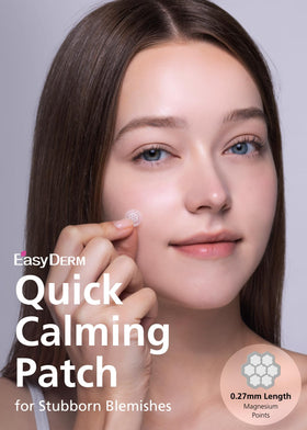 DWEasyDerm Patch sur la peau montrant son effet ciblé