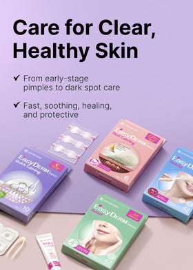 DWEasyDerm Patches appliqués sur la peau