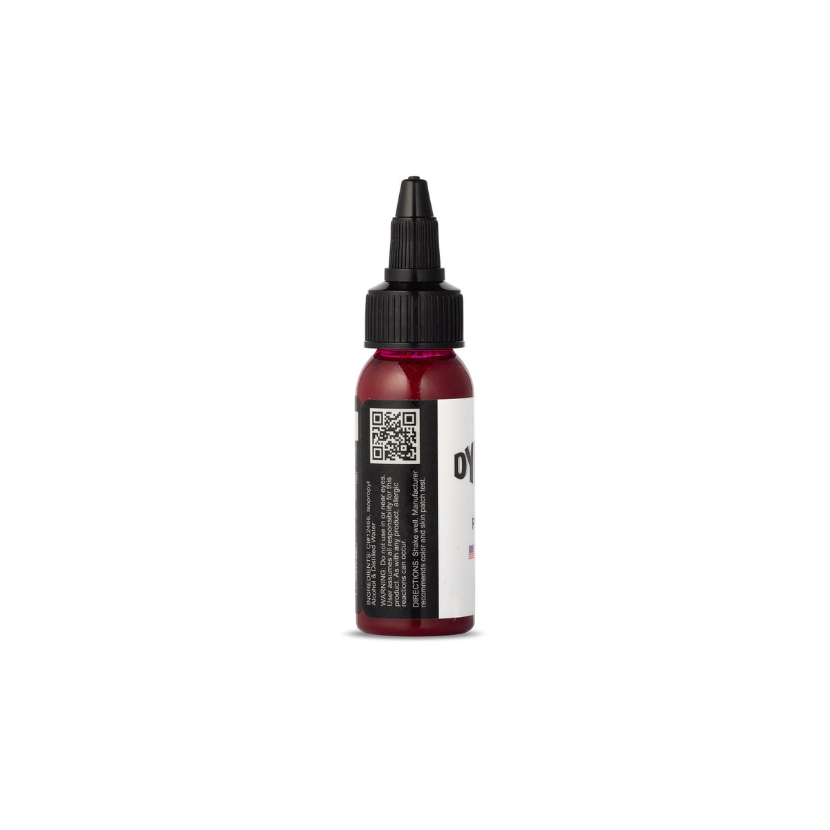 Dynamic Color Encre de Tatouage Rouge Vin 1 oz en usage avec machine à tatouer