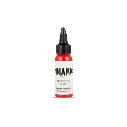 Dynamic Color Fire Red Encre de Tatouage 1 oz vue avant