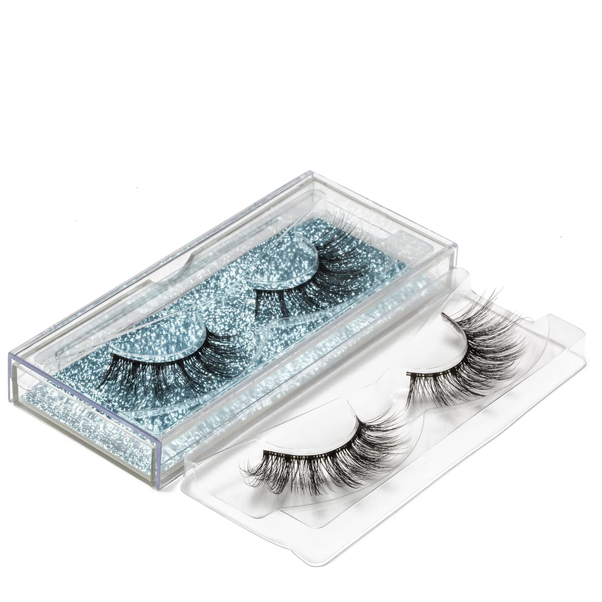 DYSILK Faux Cils 5 paires avec étui de voyage
