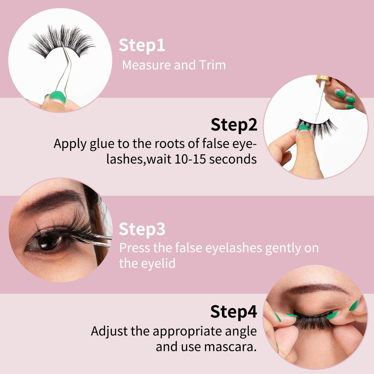 DYSILK Faux Cils 6D 16,7 mm en utilisation