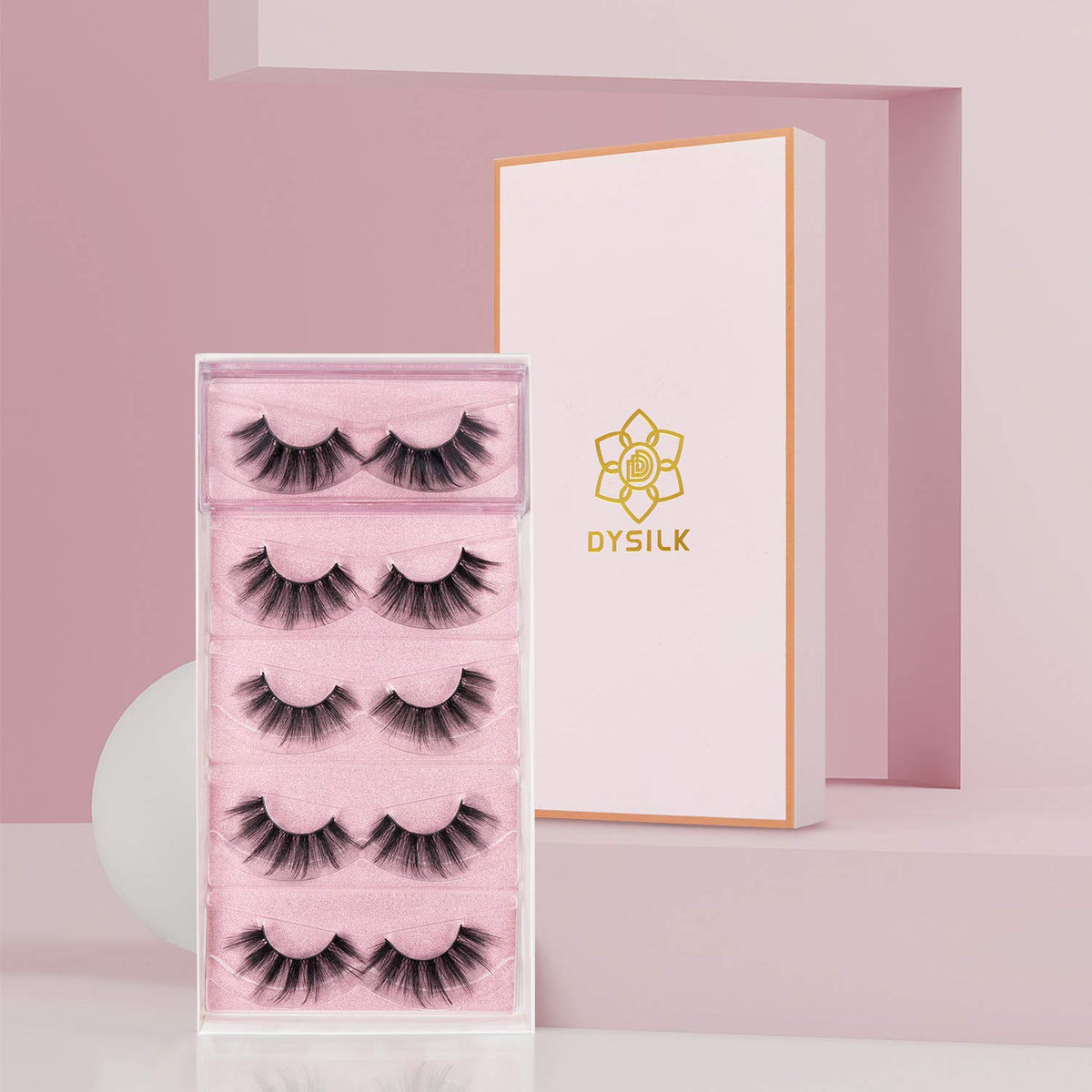 DYSILK Faux Cils 6D 16,7 mm présentation des paires