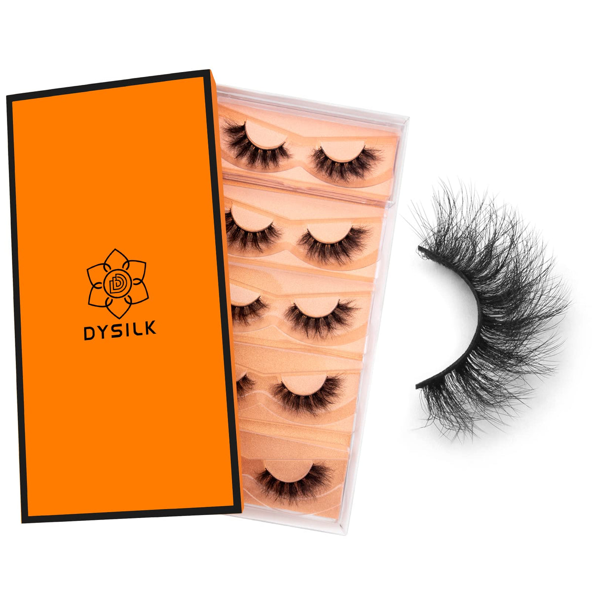 DYSILK Faux Cils Fluffy 5 Paires emballage avant