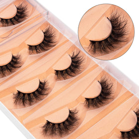 DYSILK Faux Cils Fluffy application sur modèle