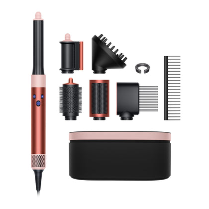 Dyson Airwrap™ Complete Long Diffuse en bronze fraise et rose blush vue avant