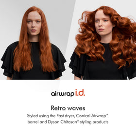Dyson Airwrap i.d.™ Multi-Styler sur une coiffeuse élégante