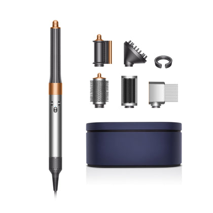 Dyson Airwrap Multi-Styler Long Diffuse vue de face avec accessoires