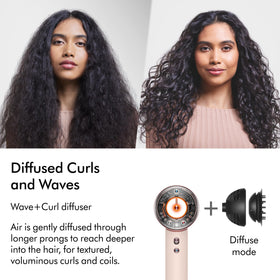 Dyson Supersonic Nural™ avec bouton de protection du cuir chevelu