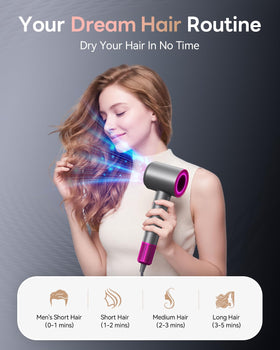 DZDVO Sèche-Cheveux avec un fond flou d'un salon