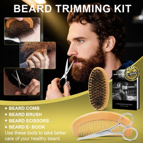 E-book avec conseils de style inclus dans le kit de soins pour barbe XIKEZAN