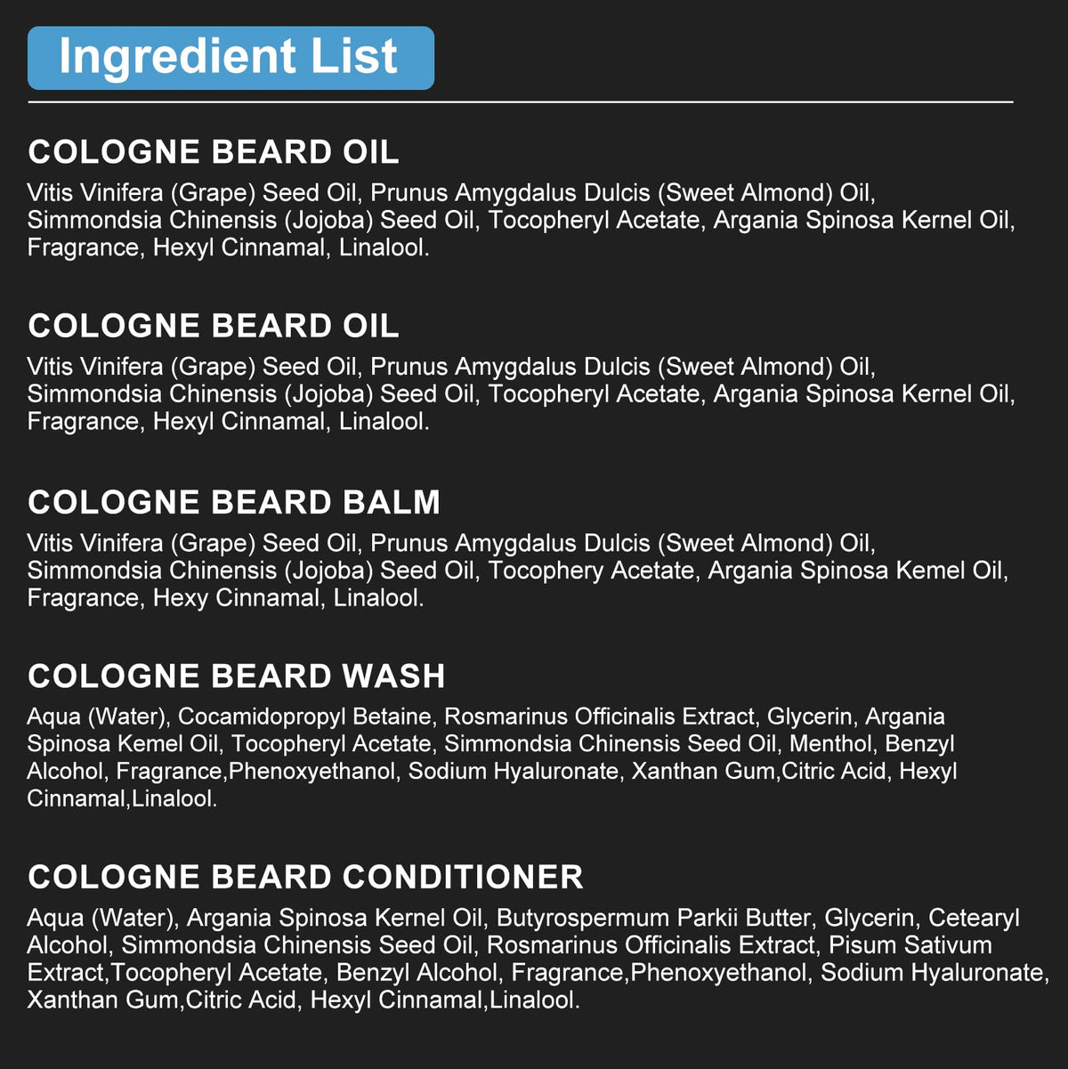 E-book inclus avec conseils d'entretien de la barbe