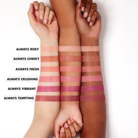 e.l.f. Blush Mat Primer-Infusé Always Crushing application avec pinceau