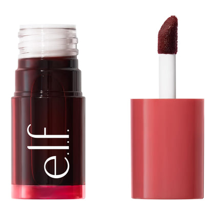 e.l.f. Blush Tint Cherry Cola avant vue avec texture hydratante