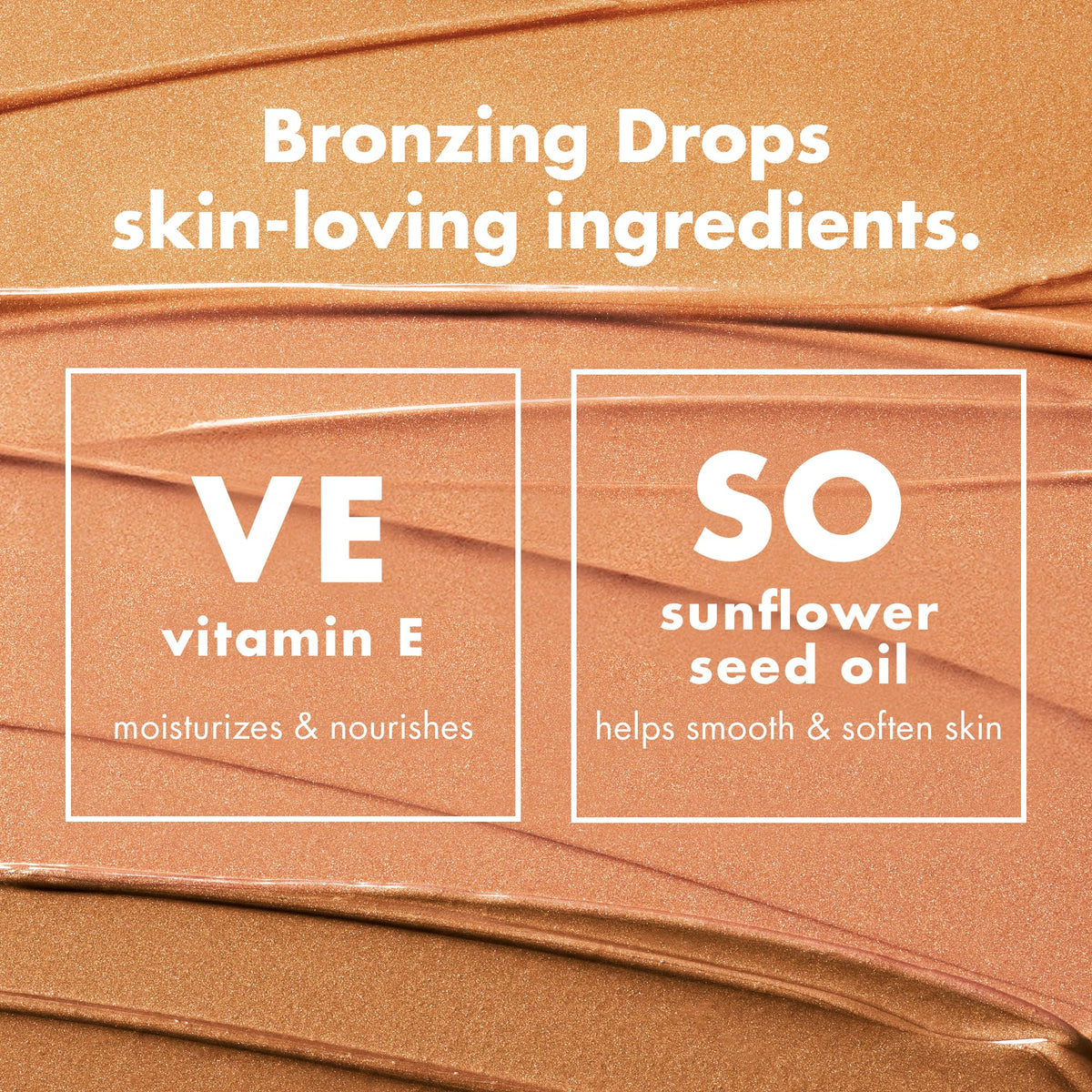 e.l.f. Bronzing Drops Rose Gold application sur la peau
