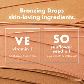 e.l.f. Bronzing Drops Rose Gold application sur la peau