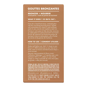 e.l.f. Bronzing Drops Rose Gold texture sur le doigt