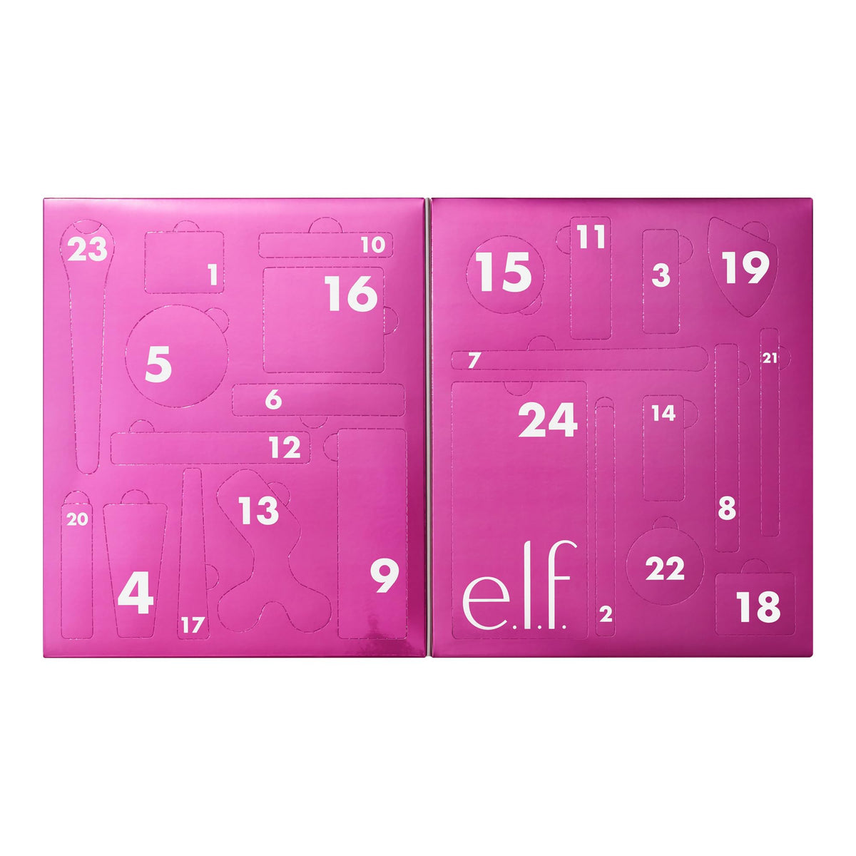 e.l.f. Calendrier de l'Avent 24 jours vue de face