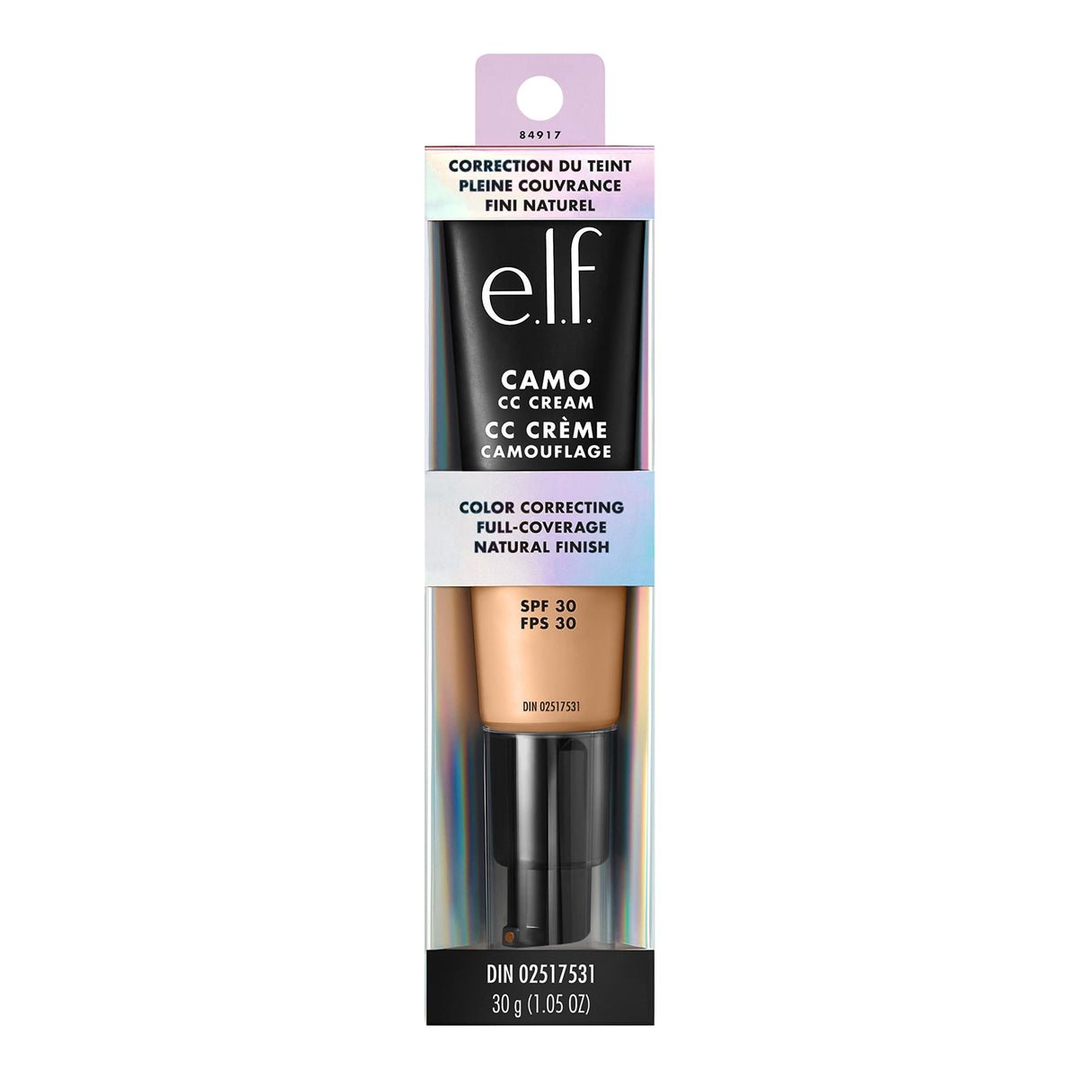 e.l.f. Camo CC Cream 30g près de produits de maquillage