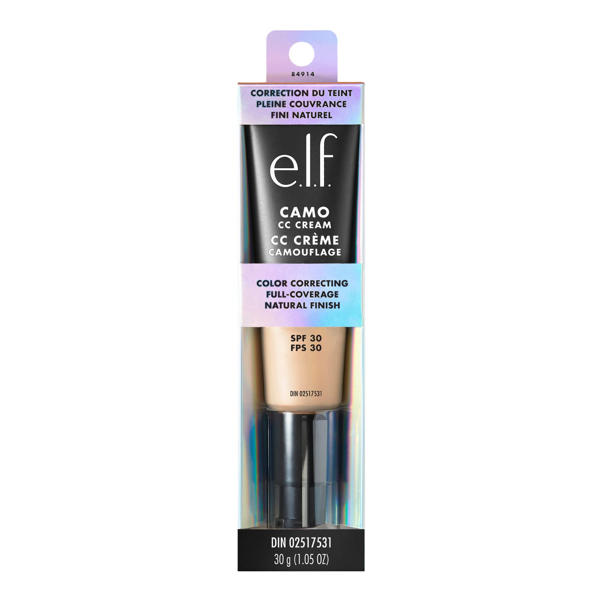 e.l.f. Camo CC Cream mise en situation dans une routine de maquillage