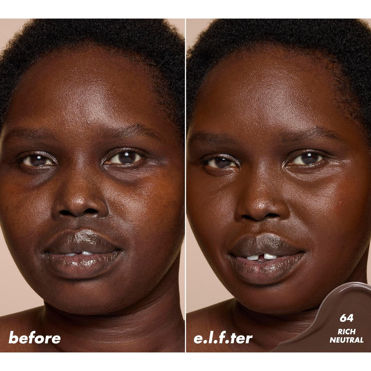 e.l.f. Correcteur Crème Satiné 10g en application