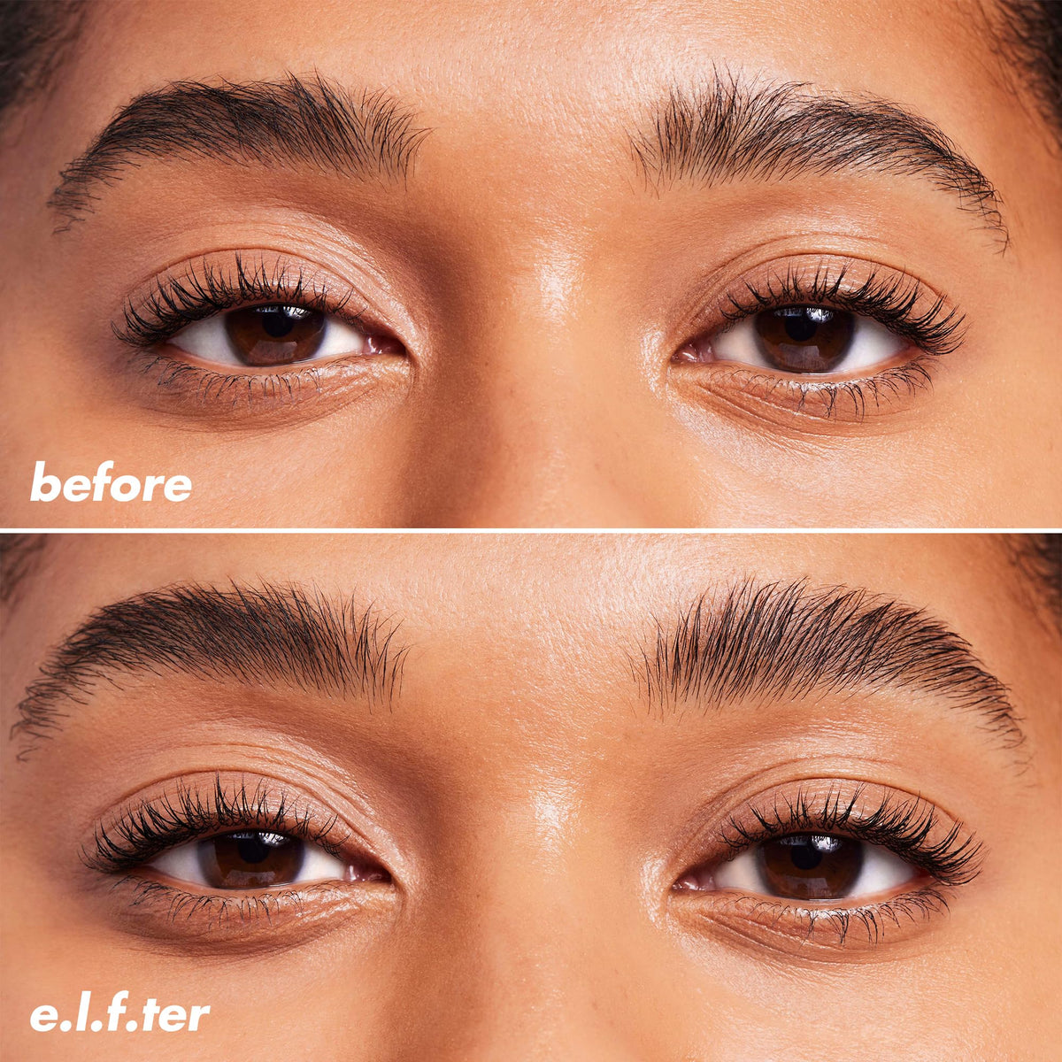 e.l.f. Gel Laminate Sourcils 20g application sur sourcils