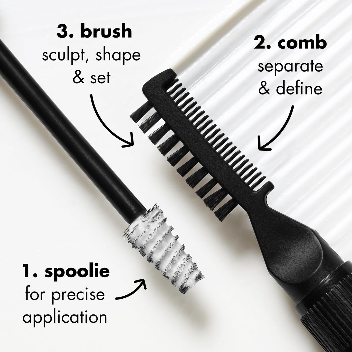 e.l.f. Gel Laminate Sourcils 20g en utilisation