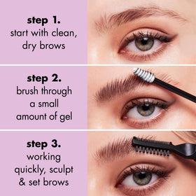 e.l.f. Gel Laminate Sourcils 20g texture de gel