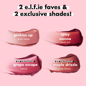 e.l.f. Glossy Lip Stain Spicy Sienna gros plan