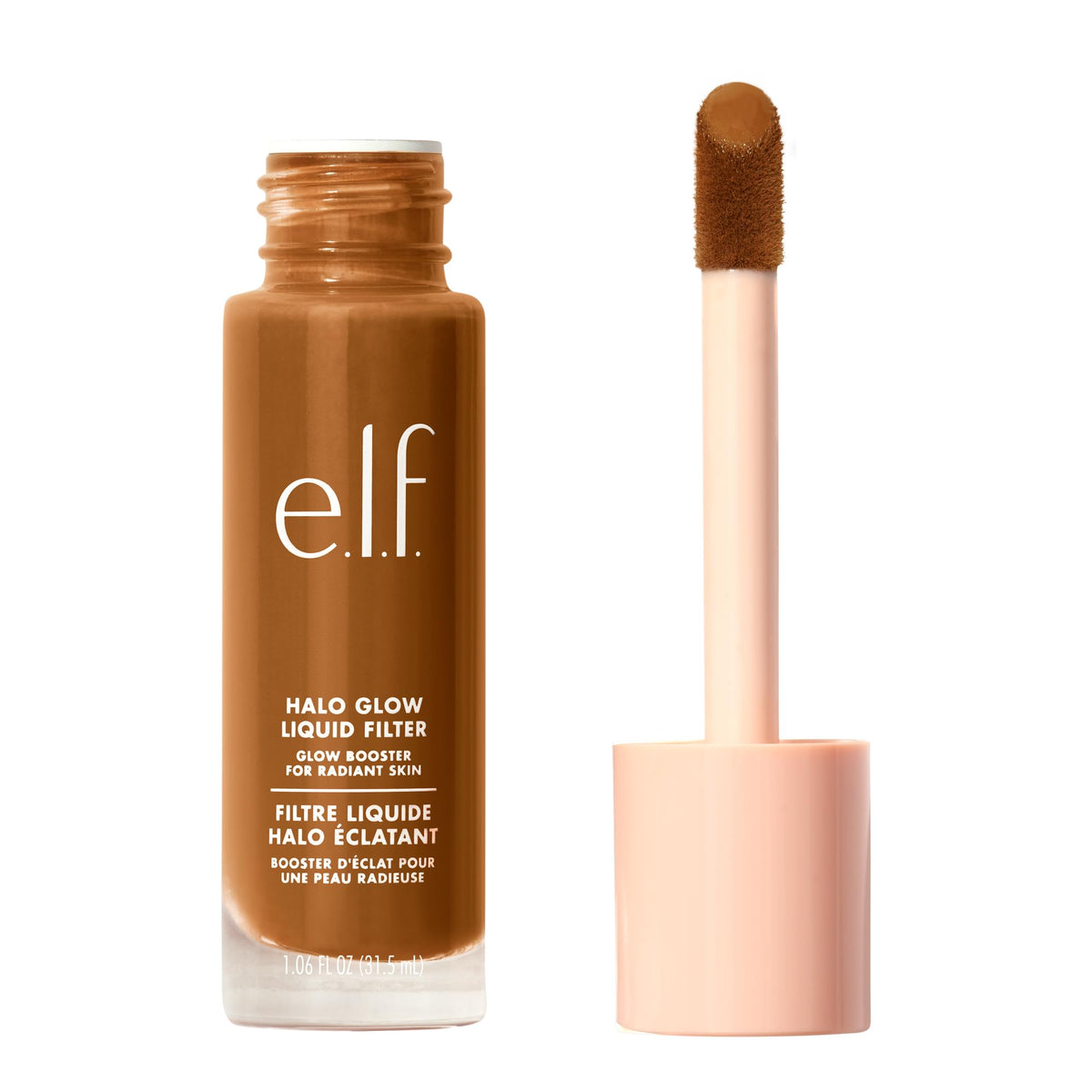 e.l.f. Halo Glow Liquid Filter 6.5 Deep avant vue avec bouchon