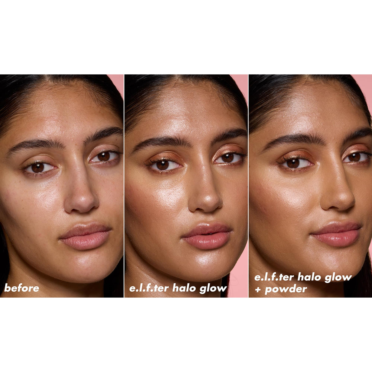 e.l.f. Halo Glow Powder Filter 50g avec miroir intégré
