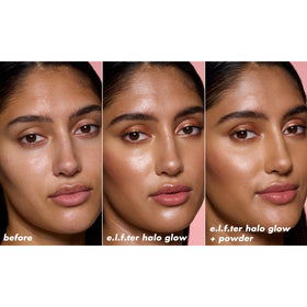 e.l.f. Halo Glow Powder Filter 50g avec miroir intégré
