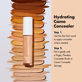 e.l.f. Hydrating Camo Concealer Medium Peach 30g avec applicateur