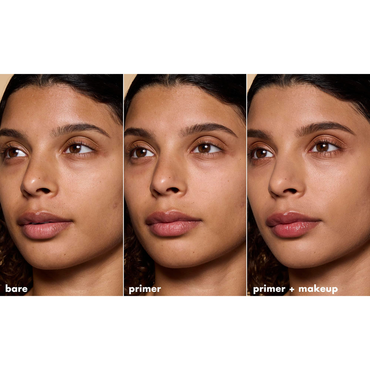 e.l.f. Hydrating Face Primer 60g en utilisation avec fond de teint