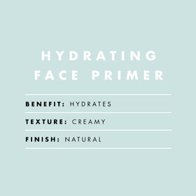 e.l.f. Hydrating Face Primer 60g texture crémeuse sur un doigt