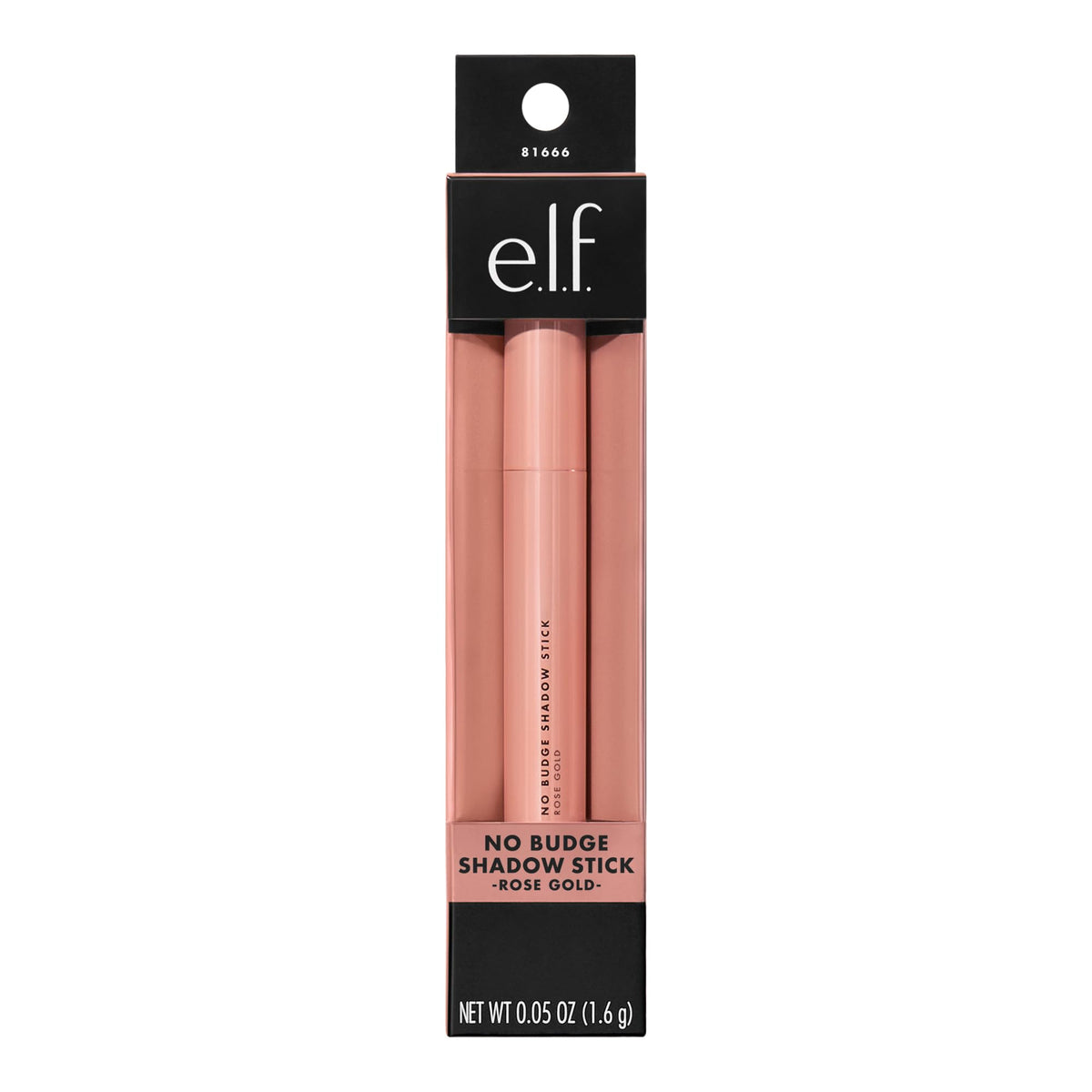 e.l.f. No Budge Shadow Stick Rose Gold dans son emballage