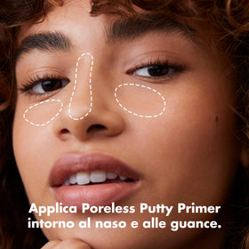 e.l.f. Poreless Face Primer 60g produit en application sur la peau